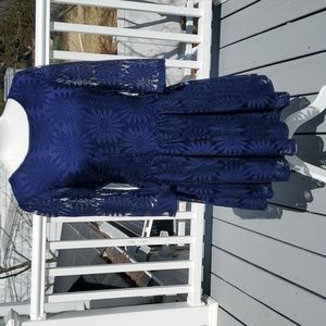 Black Friday Sale: Boohoo Lacey Blue Dress, NWT, US Size: 10